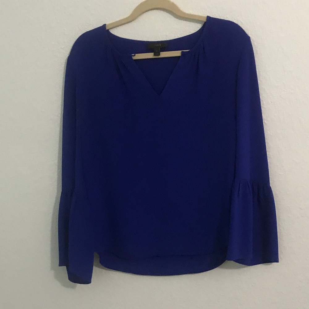 Jcrew Royal Blue Blouse